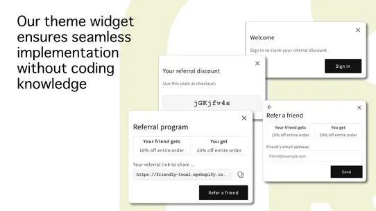 Friendly Referrals screenshot