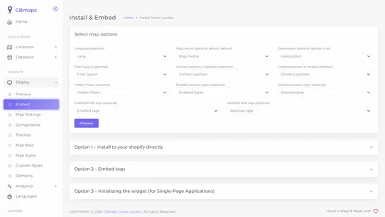 CBmap Store Locator &amp; Stockist screenshot