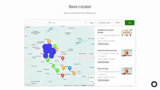 CBmap Store Locator &amp; Stockist screenshot