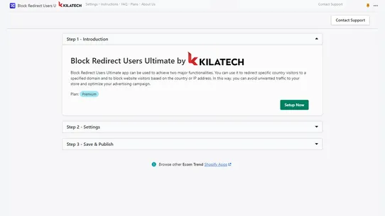 Block Redirect Users Ultimate screenshot