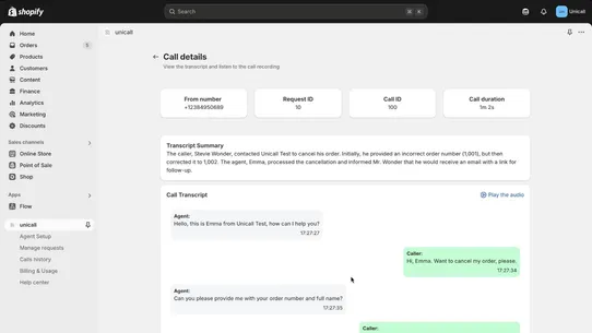 Unicall.ai screenshot
