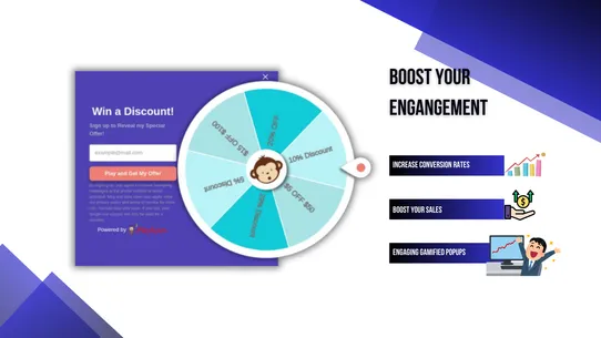PlayApes‑Spin The Wheel Popups screenshot