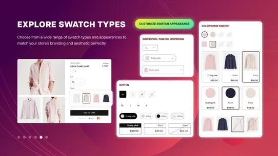 GLO Color Swatch &amp; Bundles screenshot