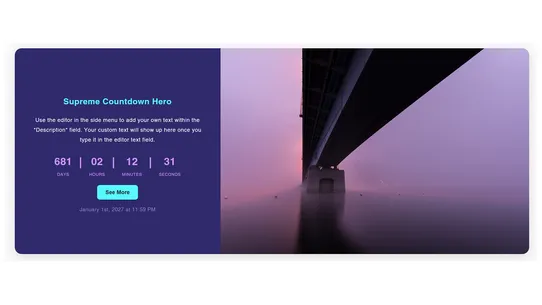 Supreme Countdown Hero Banner screenshot
