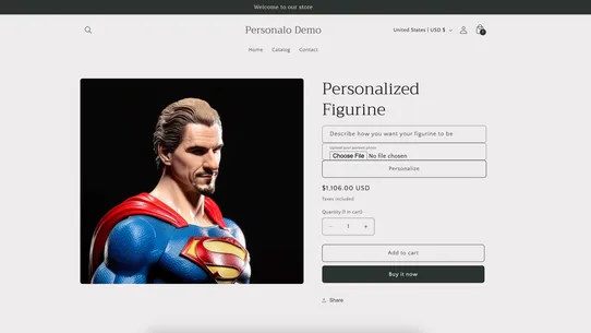 Personalo Product Personalize screenshot