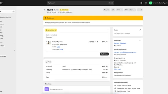 Personalo Product Personalize screenshot