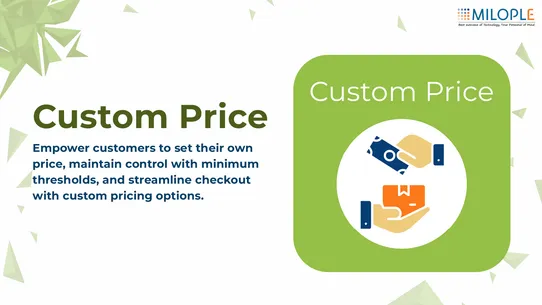 Custom price screenshot