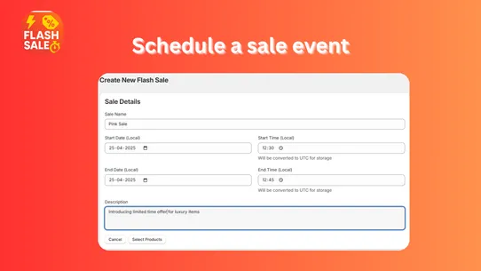 Flash Sale Buddy screenshot