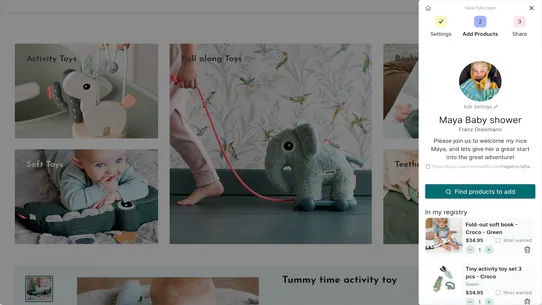 Listify ‑ Gift Registry screenshot