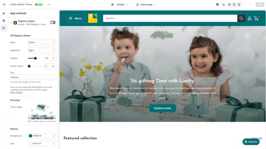 Listify ‑ Gift Registry screenshot