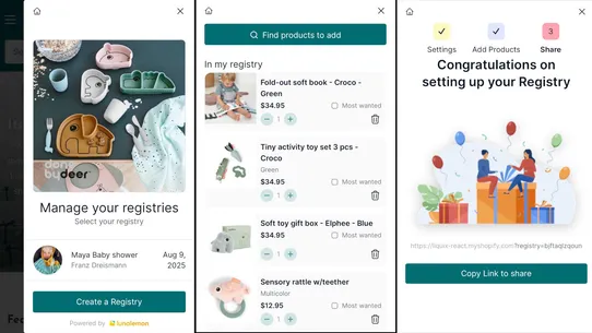 Listify ‑ Gift Registry screenshot