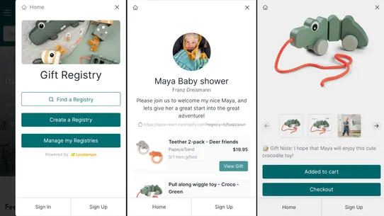 Listify ‑ Gift Registry screenshot