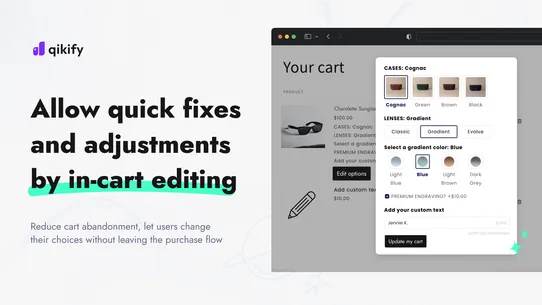 Tepo Custom Product Options screenshot