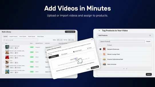 VideoVibe Shoppable UGC Videos screenshot