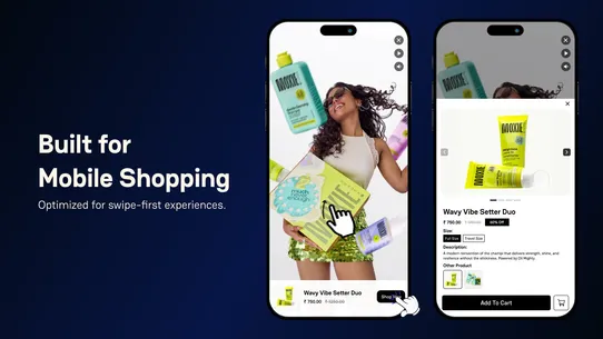 VideoVibe Shoppable UGC Videos screenshot
