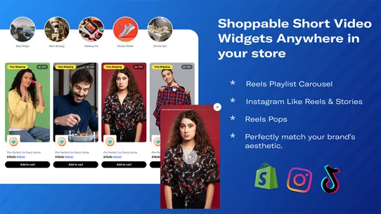VideoVibe Shoppable UGC Video screenshot