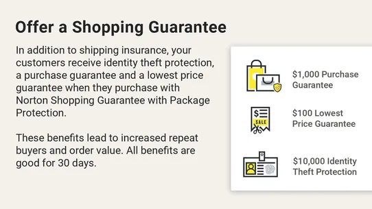 Norton Shopping Guarantee screenshot