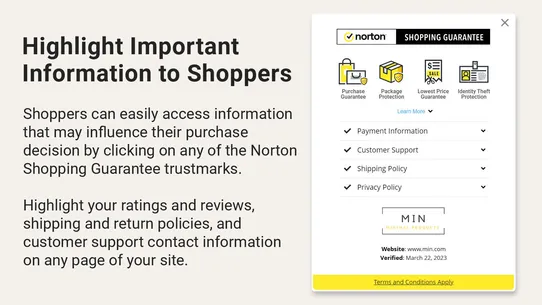 Norton Shopping Guarantee screenshot