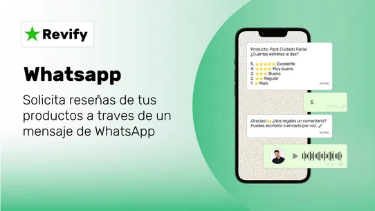 Revify: Reseñas por Whatsapp screenshot