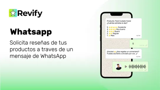 Revify: Reseñas por Whatsapp screenshot