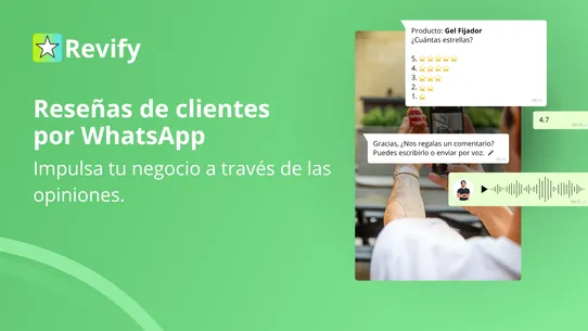 Revify: Reseñas por Whatsapp screenshot