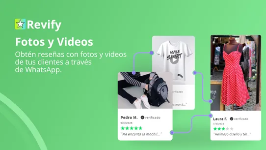 Revify: Reseñas por Whatsapp screenshot