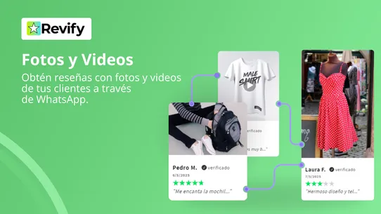 Revify: Reseñas por Whatsapp screenshot