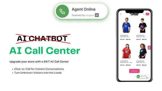 superU AI ‑ click to call screenshot