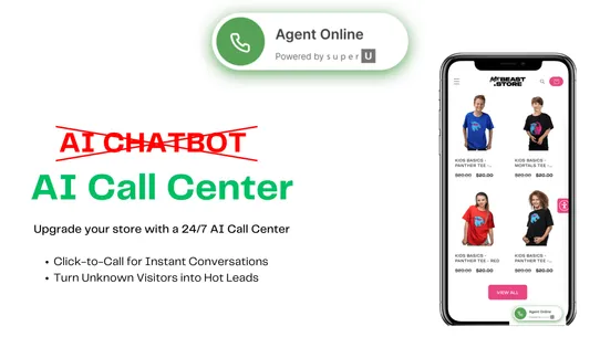 superU AI ‑ click to call screenshot
