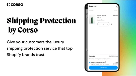 Shipping Protection by Corso screenshot