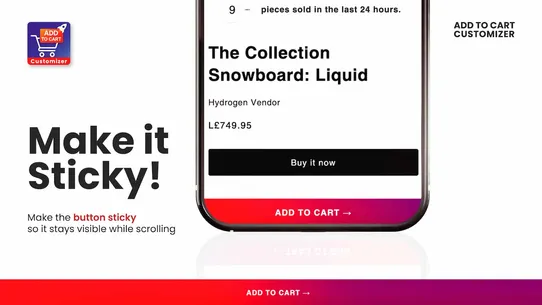 Add to Cart Animation + Sticky screenshot