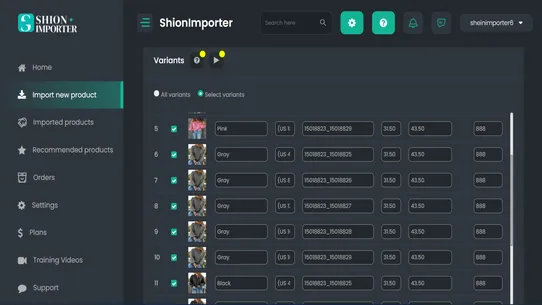 ShionImporter Fashion Dropship screenshot