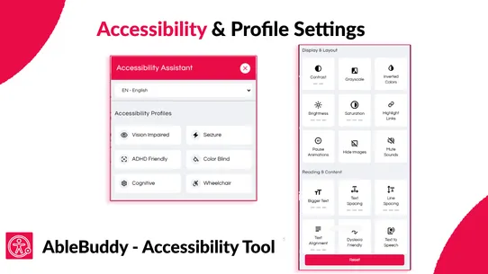 Accessibility Widget | AB screenshot