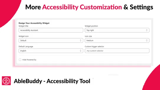 Accessibility Widget | AB screenshot