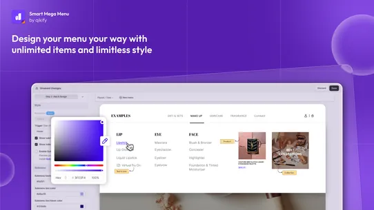 qikify Mega Menu &amp; Navigation screenshot