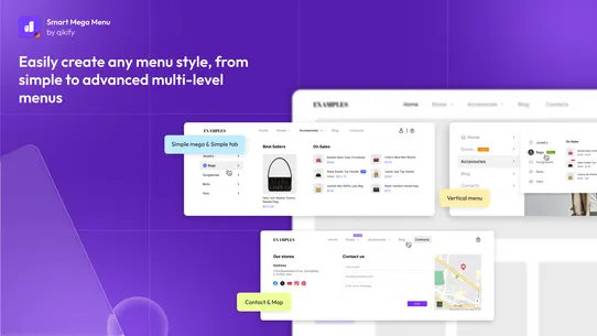 Qikify Mega Menu &amp; Navigation screenshot