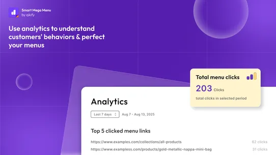 Qikify Mega Menu &amp; Navigation screenshot