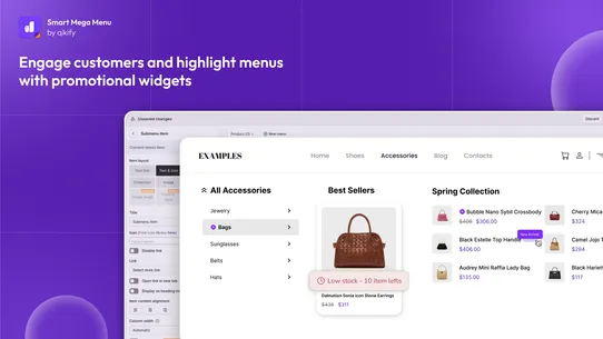 Qikify Mega Menu &amp; Navigation screenshot