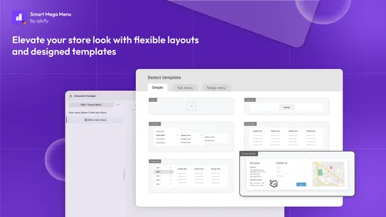 Qikify Mega Menu &amp; Navigation screenshot