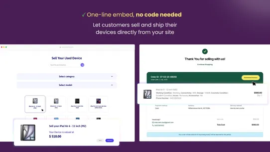 Furloop Trade‑in Software screenshot