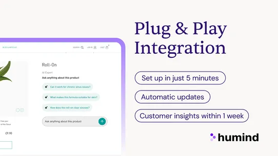 Humind ‑ AI Shopping Assistant screenshot