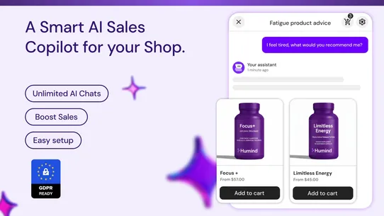 Humind AI ‑ ChatGPT Shopping screenshot