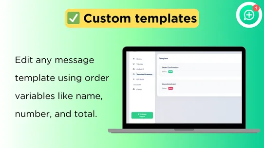 Sendly Whatsapp message orders screenshot