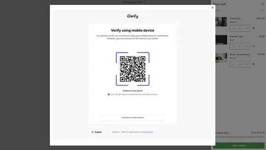 iDenfy Identity Verification screenshot
