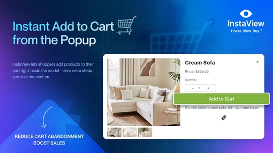 InstaView: Hover. View. Buy screenshot