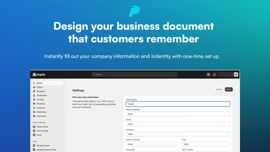Pullush Order Printer, Invoice screenshot