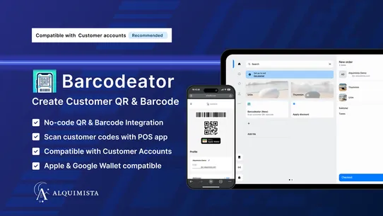 Barcodeator ‑ Customer QR Code screenshot