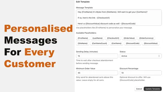 BomboCart: SMS Marketing screenshot