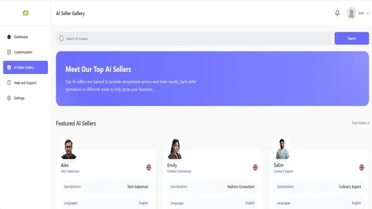 VendAI Free ChatGPT AI Chatbot screenshot