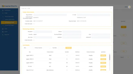 Dropship China Pro Fulfilment screenshot